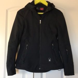 SPYDER WOMENS BLACK MEDIUM WINTER JACKET 🧥 $165